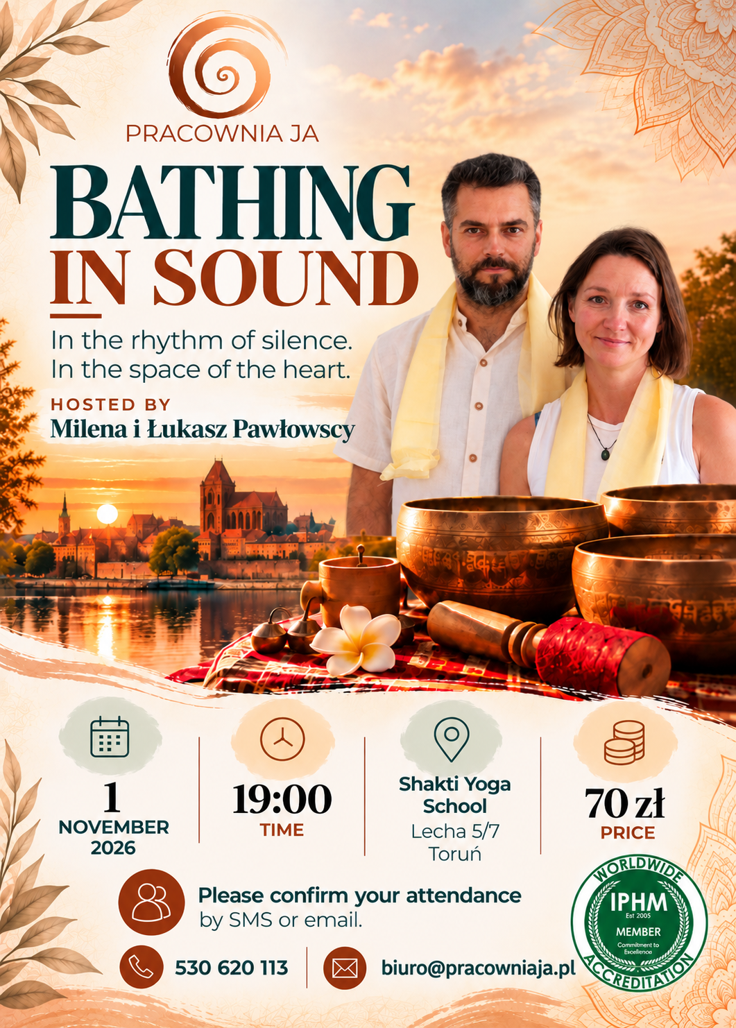 Sound Bath event in Toruń — 25 October 2026